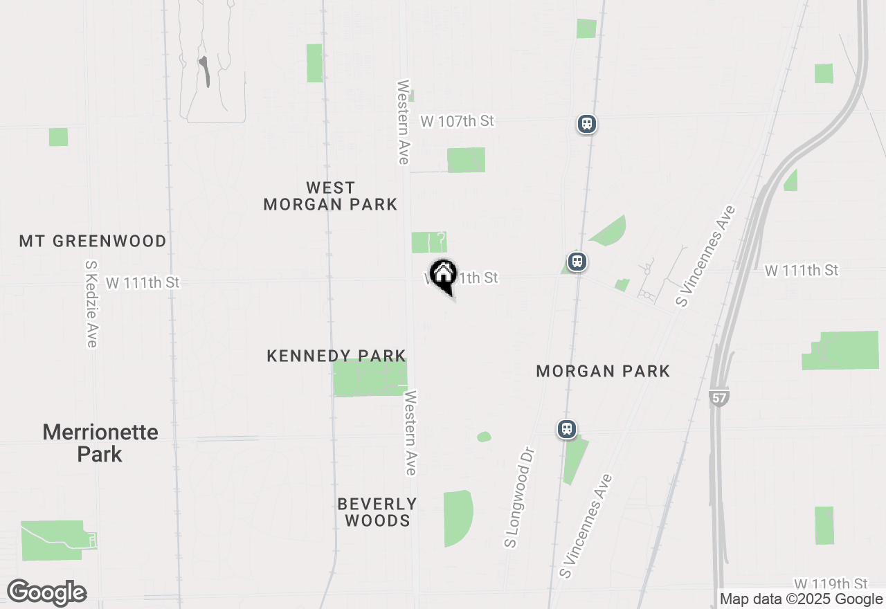 Map of 2305 W 111th Place, Chicago, IL 60643