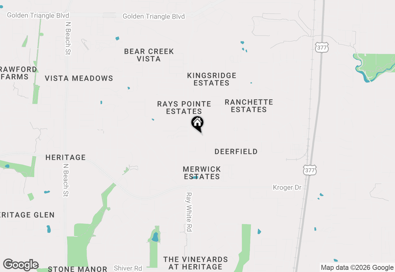 Map of 9709 Gessner Drive, Fort Worth, TX 76244