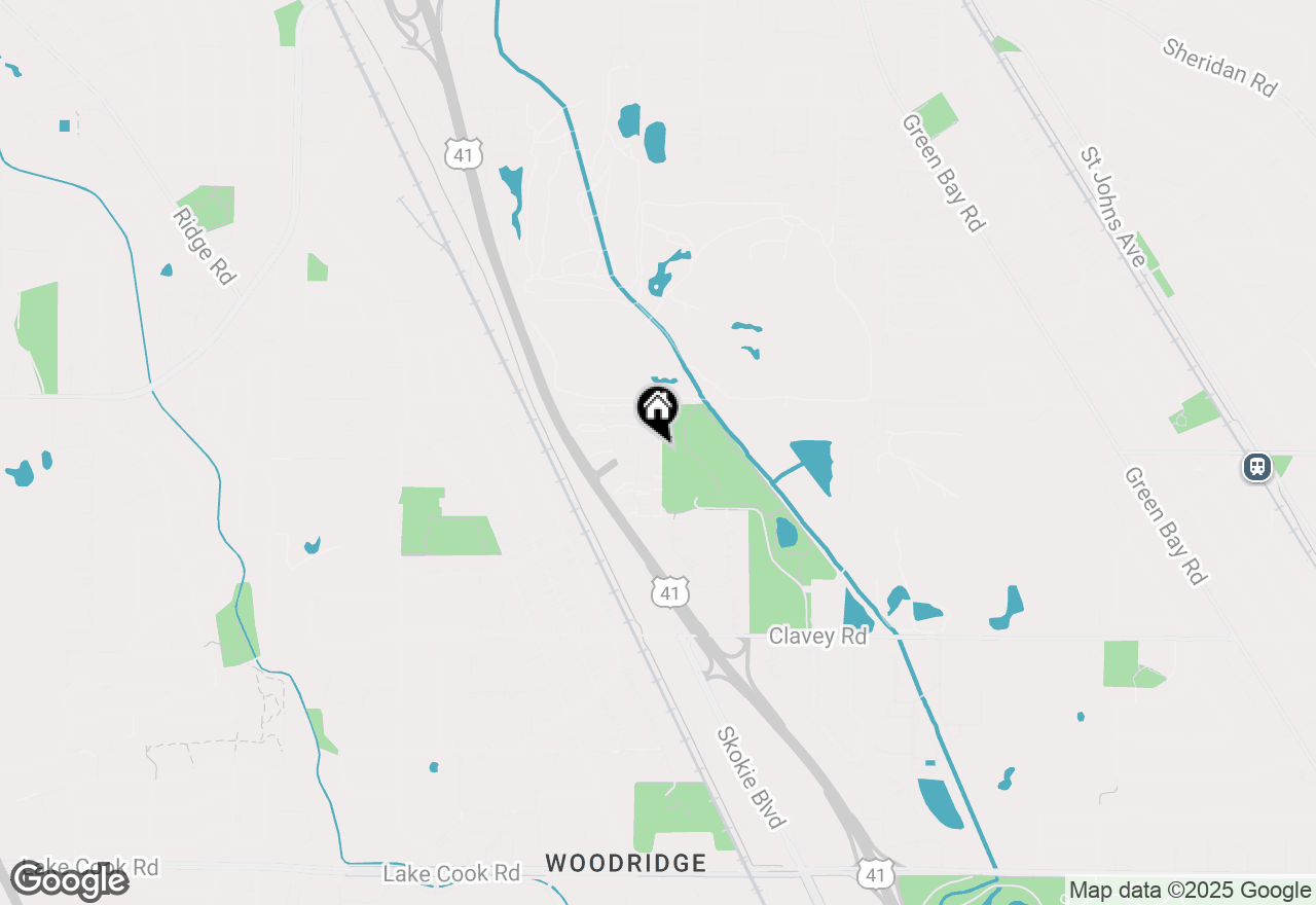 Map of 704 Lorraine Circle, Highland Park, IL 60035