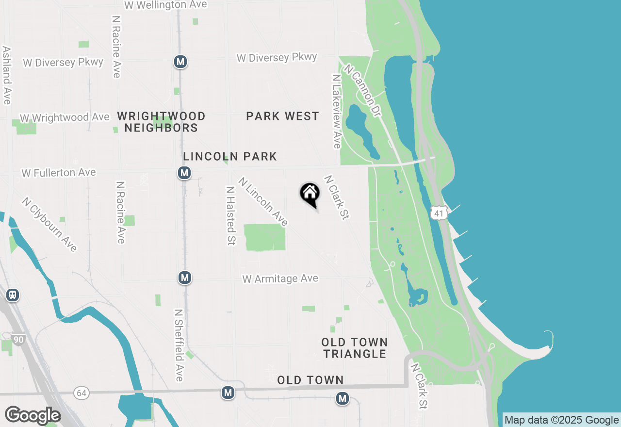 Map of 2216 N Cleveland Avenue, Chicago, IL 60614