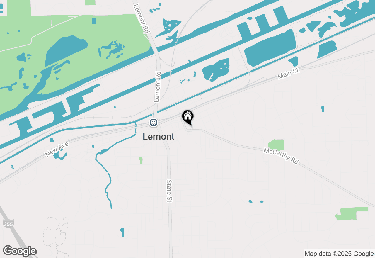 Map of 405 Stephen Street, Lemont, IL 60439