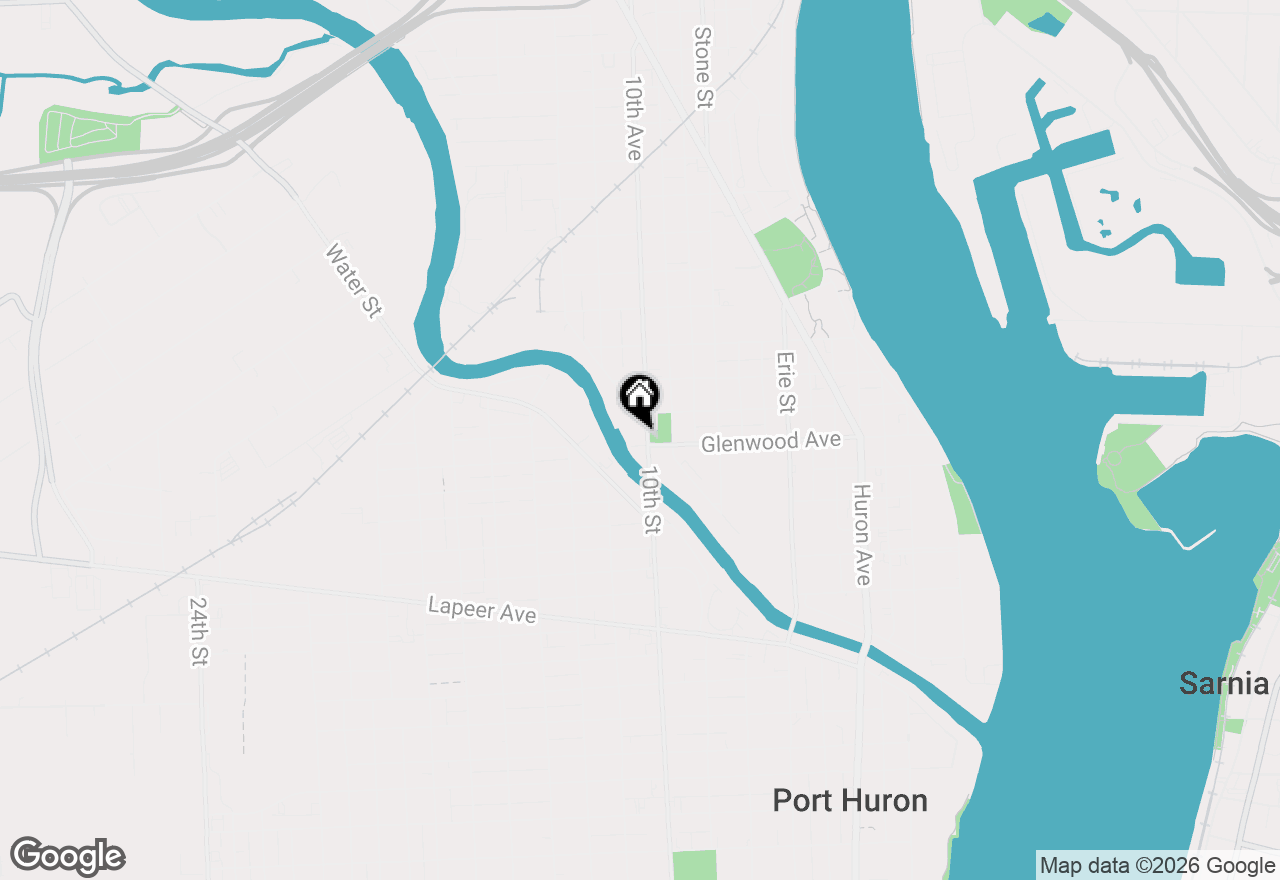 Port Huron Office map