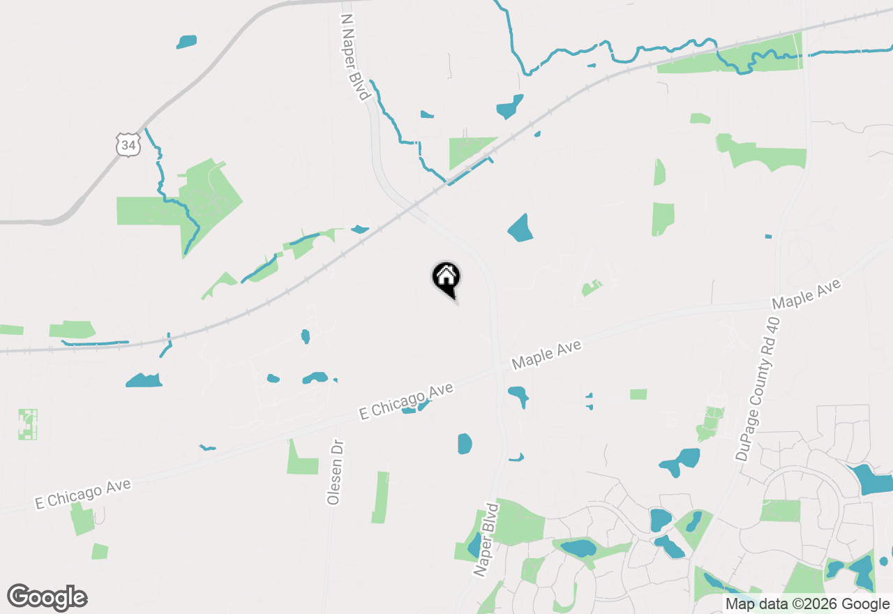 Map of 6S181 Concord Road, Naperville, IL 60540