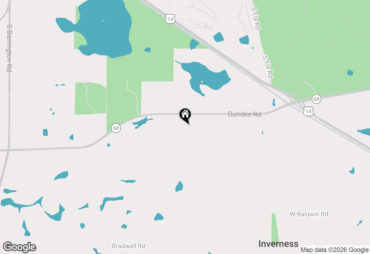 Map of 1515 Galloway Drive, Inverness, IL 60010