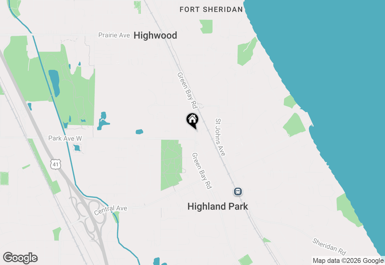 Map of 620 Homewood Avenue #405, Highland Park, IL 60035