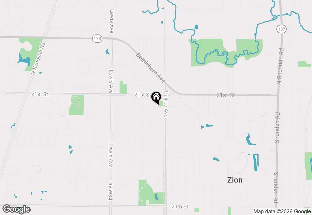 Map of 2200 Hebron Avenue #C, Zion, IL 60099