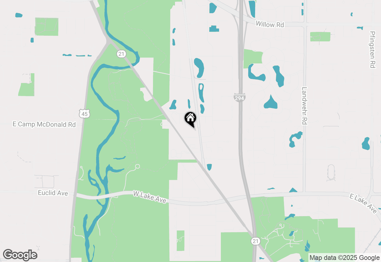 Map of 3851 N Parkway Drive #21D, Northbrook, IL 60062