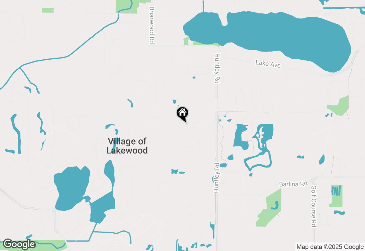 Map of 7165 Bannockburn Circle, Lakewood, IL 60014