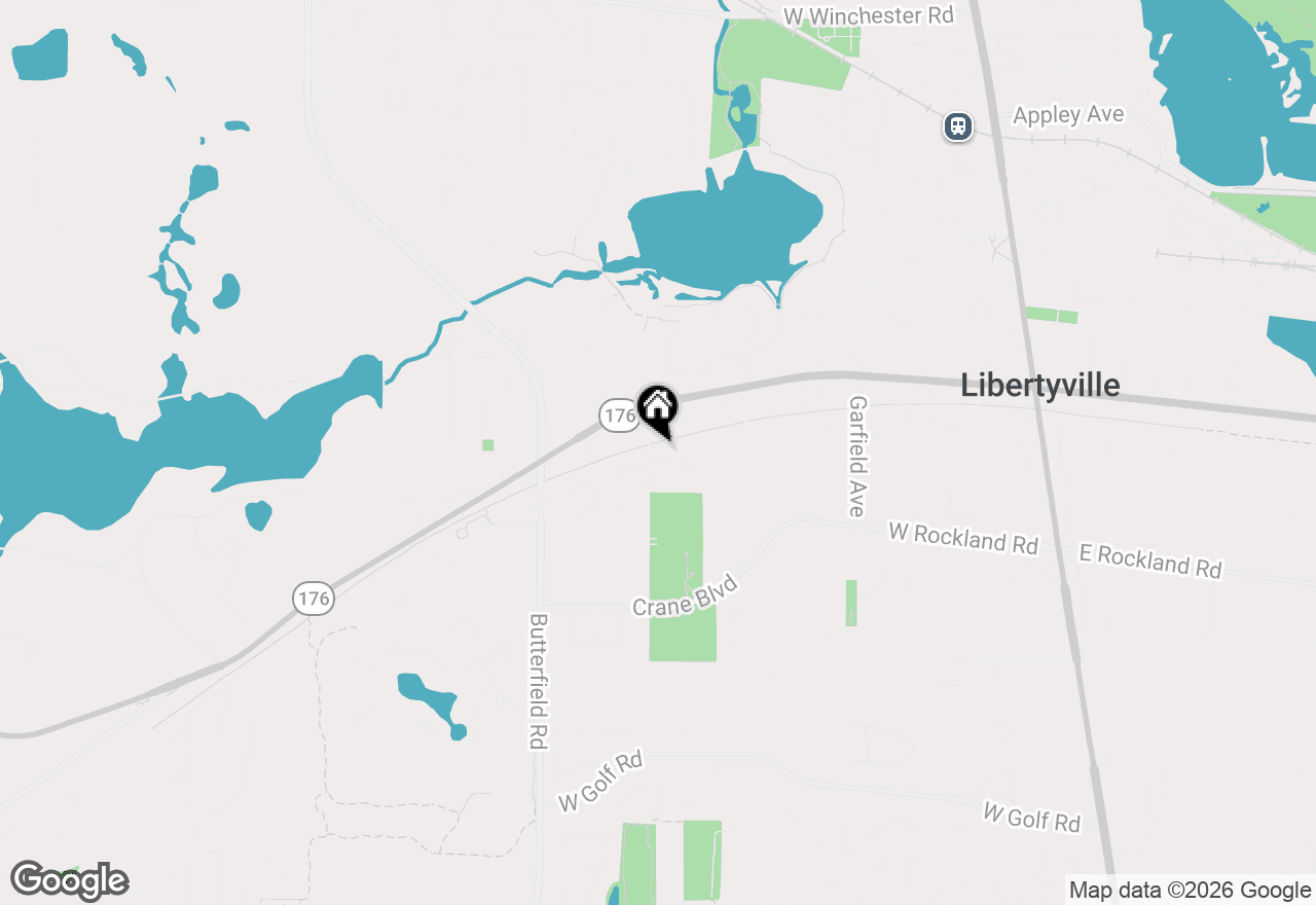 Map of 990 Burridge Court, Libertyville, IL 60048