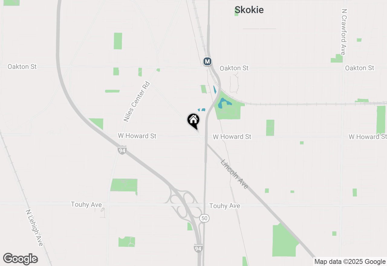 Map of 4838 Howard Street #308, Skokie, IL 60077