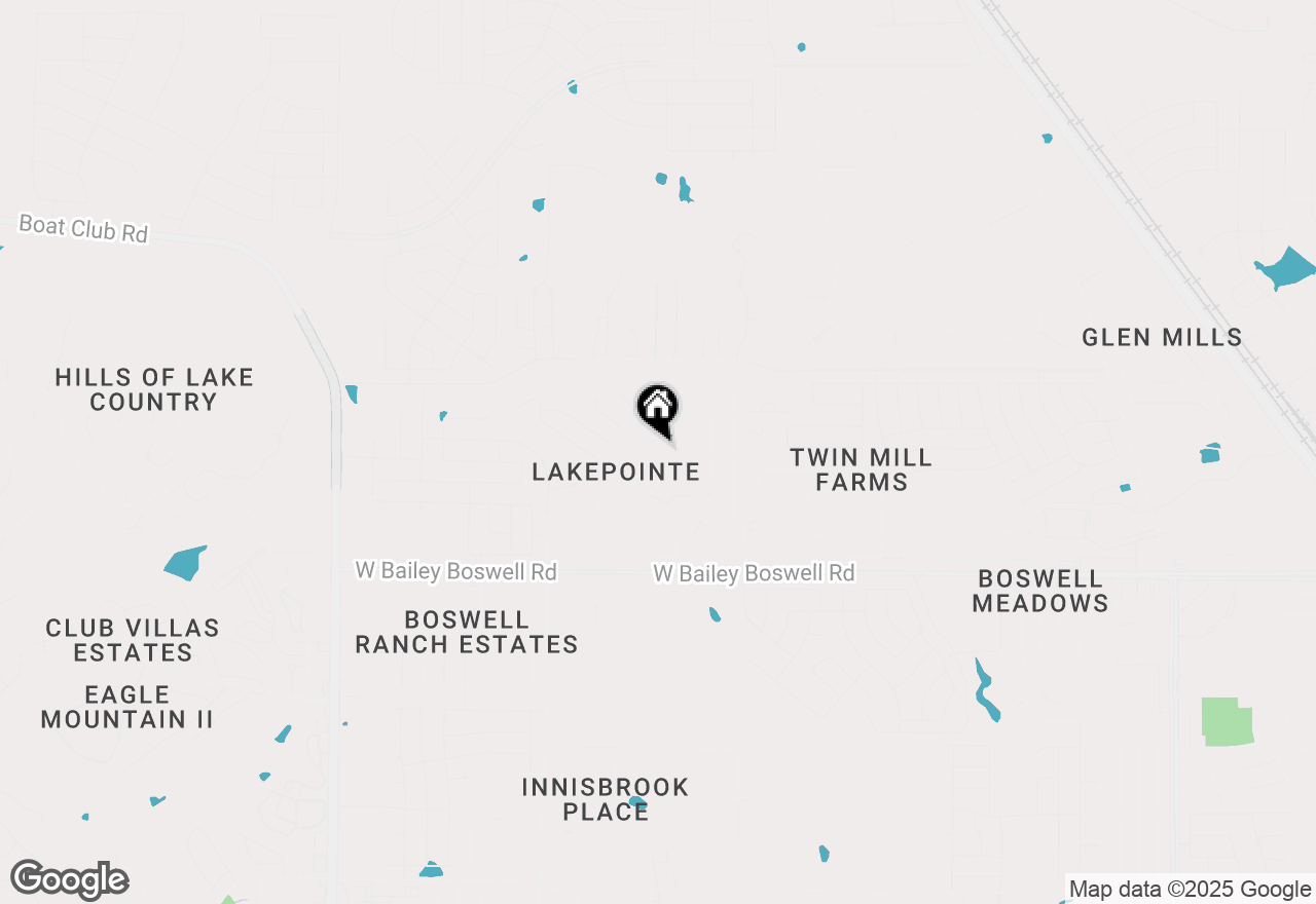 Map of 5804 Mirror Ridge Drive, Fort Worth, TX 76179