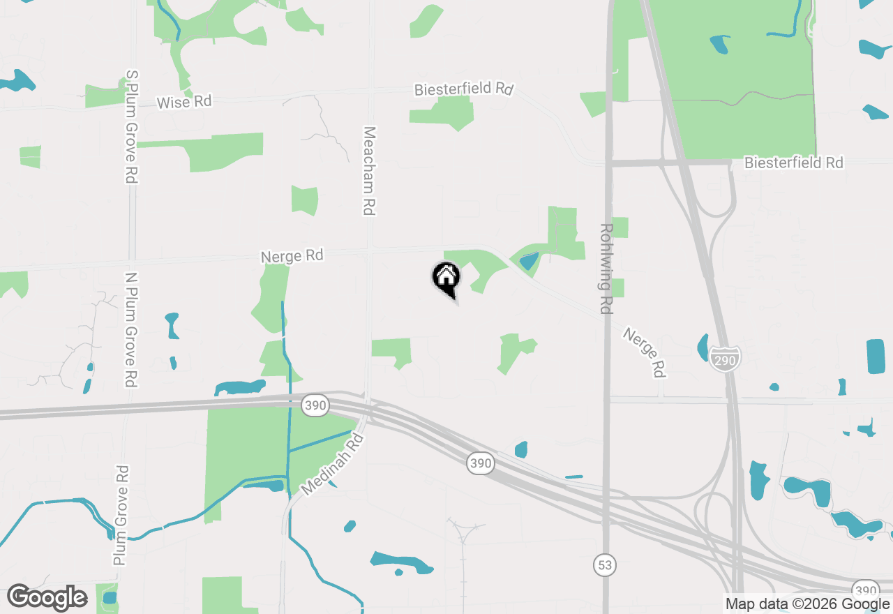 Map of 1430 Haise Lane, Elk Grove Village, IL 60007