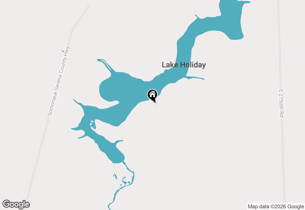 Map of 835 Lake Holiday Drive, Lake Holiday, IL 60548