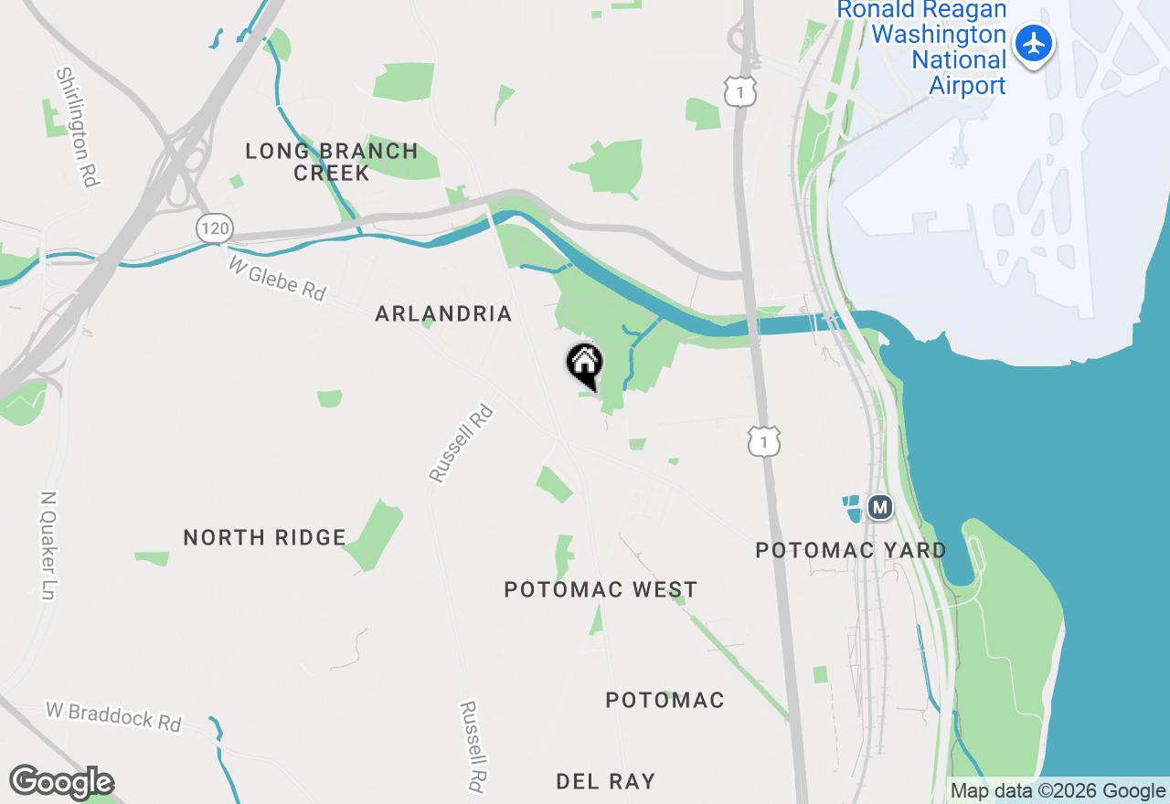 Map of 147 Dale Street, Alexandria, VA 22305