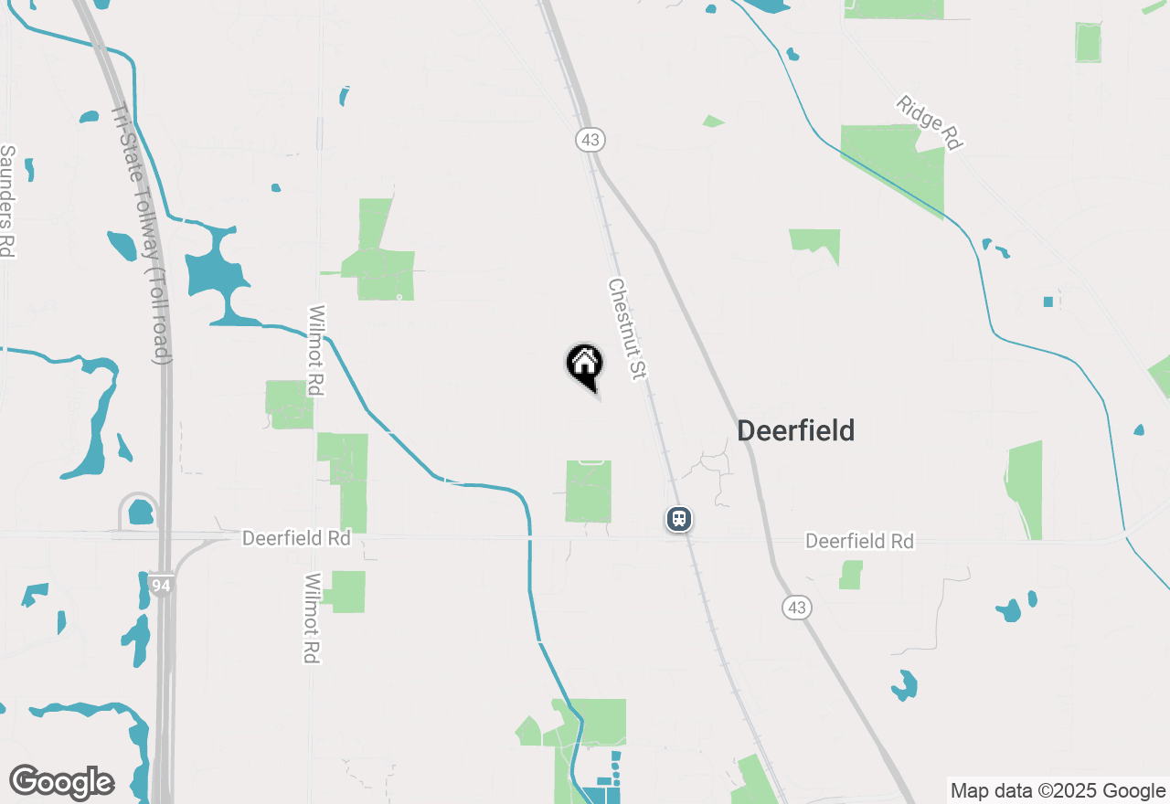 Map of 1036 Sheridan Road, Deerfield, IL 60015