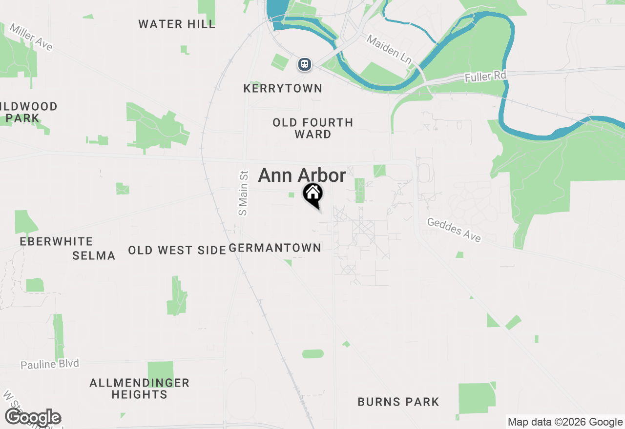 Map of 555 E William Street #3K, Ann Arbor, MI 48104