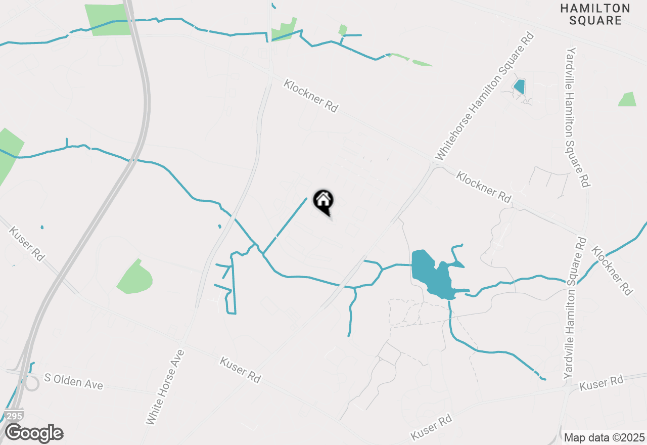 Map of 713 Silver Court, Hamilton, NJ 08690