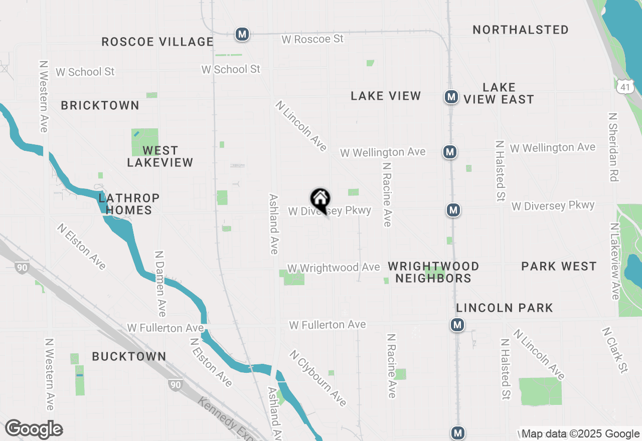 Map of 2737 N Janssen Avenue #B, Chicago, IL 60614