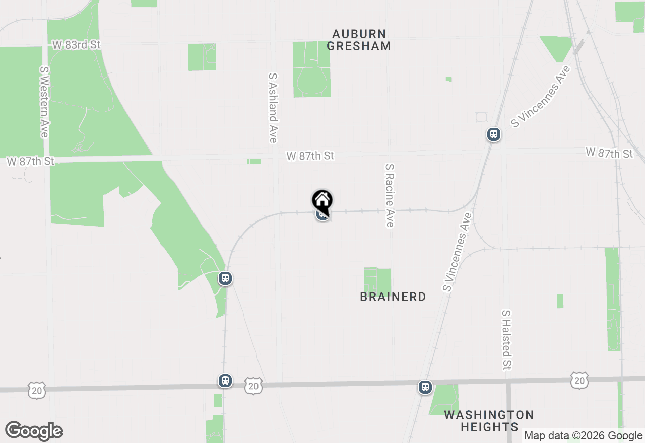 Map of 8919 S Bishop Street, Chicago, IL 60620