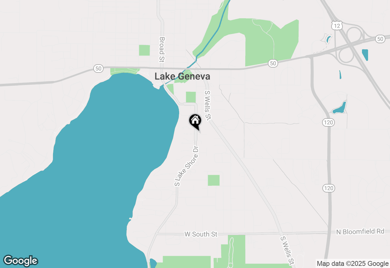 Map of 620 S Lake Shore Drive, Lake Geneva, WI 53147