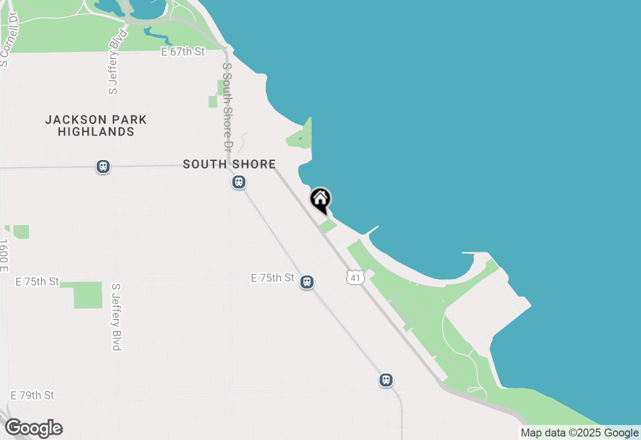Map of 7363 S South Shore Drive #101, Chicago, IL 60649