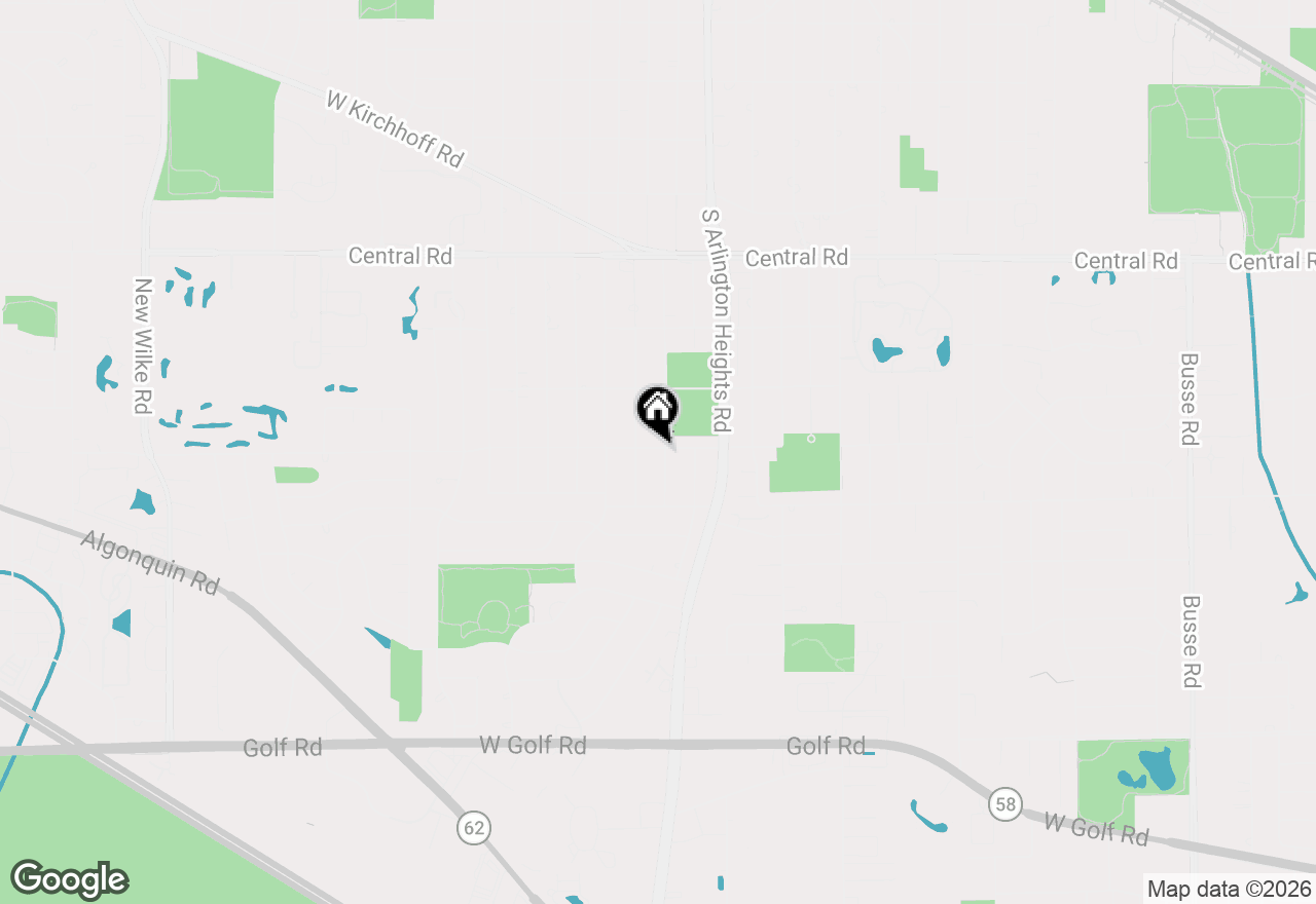 Map of 3 W White Oak Street, Arlington Heights, IL 60005