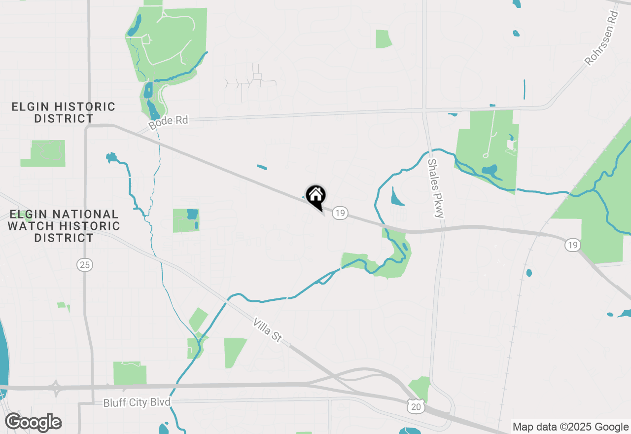 Map of 305 Buckingham Circle #A, Elgin, IL 60120