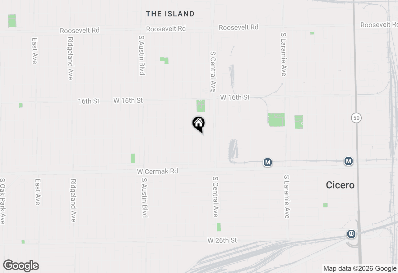 Map of 1903 S 57th Avenue, Cicero, IL 60804
