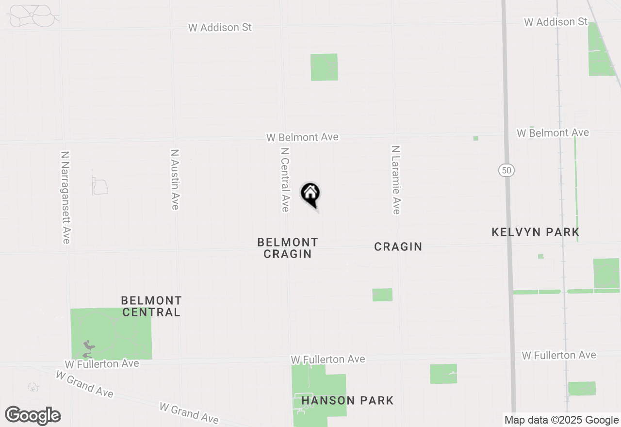 Map of 2910 N Linder Avenue, Chicago, IL 60641