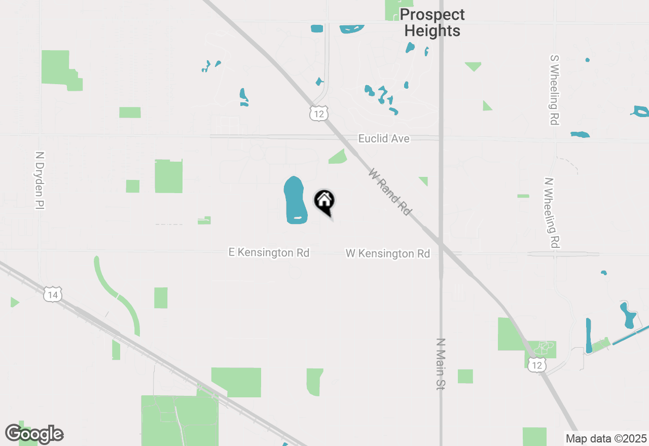 Map of 21 N Regency Drive E, Arlington Heights, IL 60004