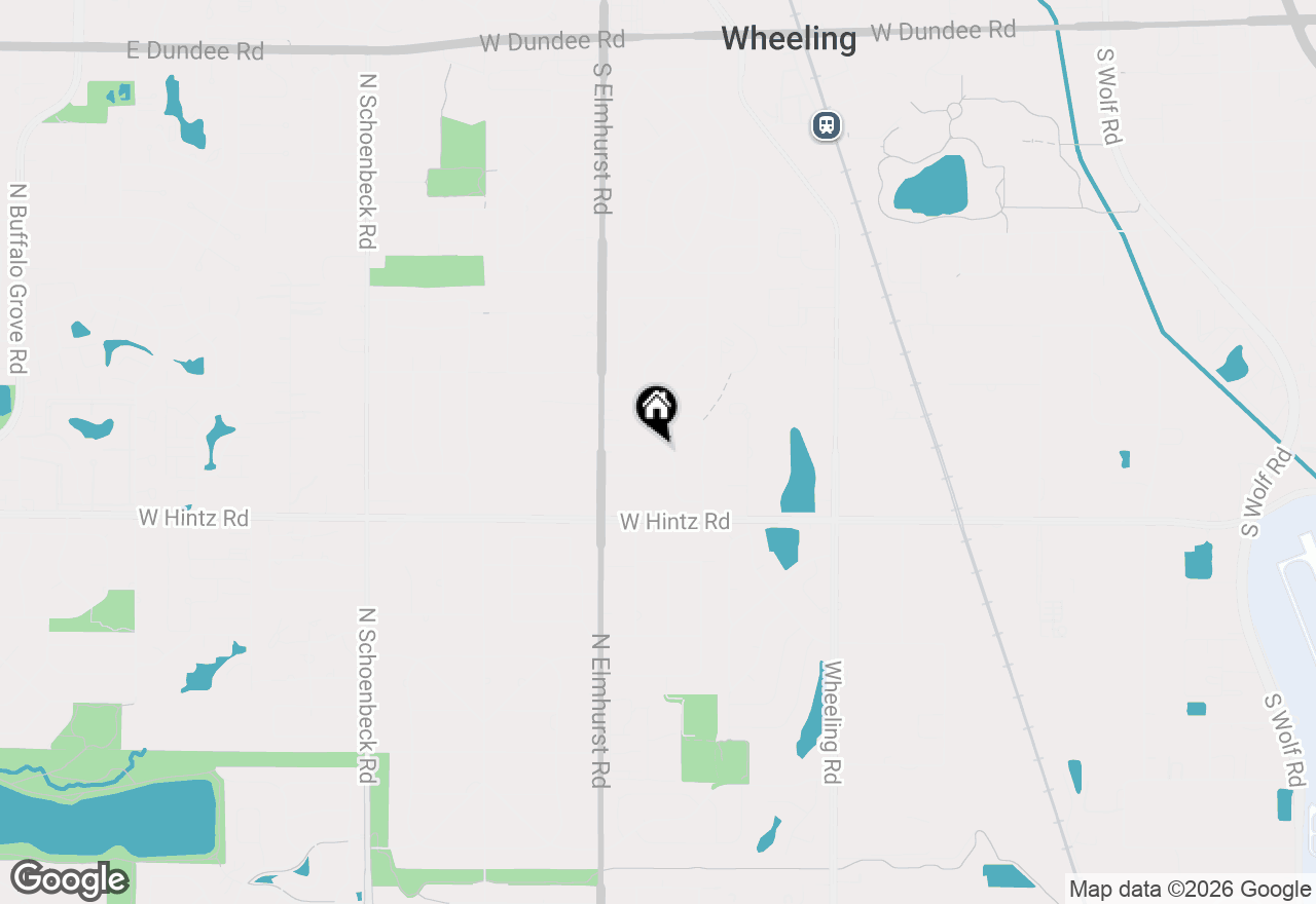 Map of 705 Gregor Lane, Wheeling, IL 60090