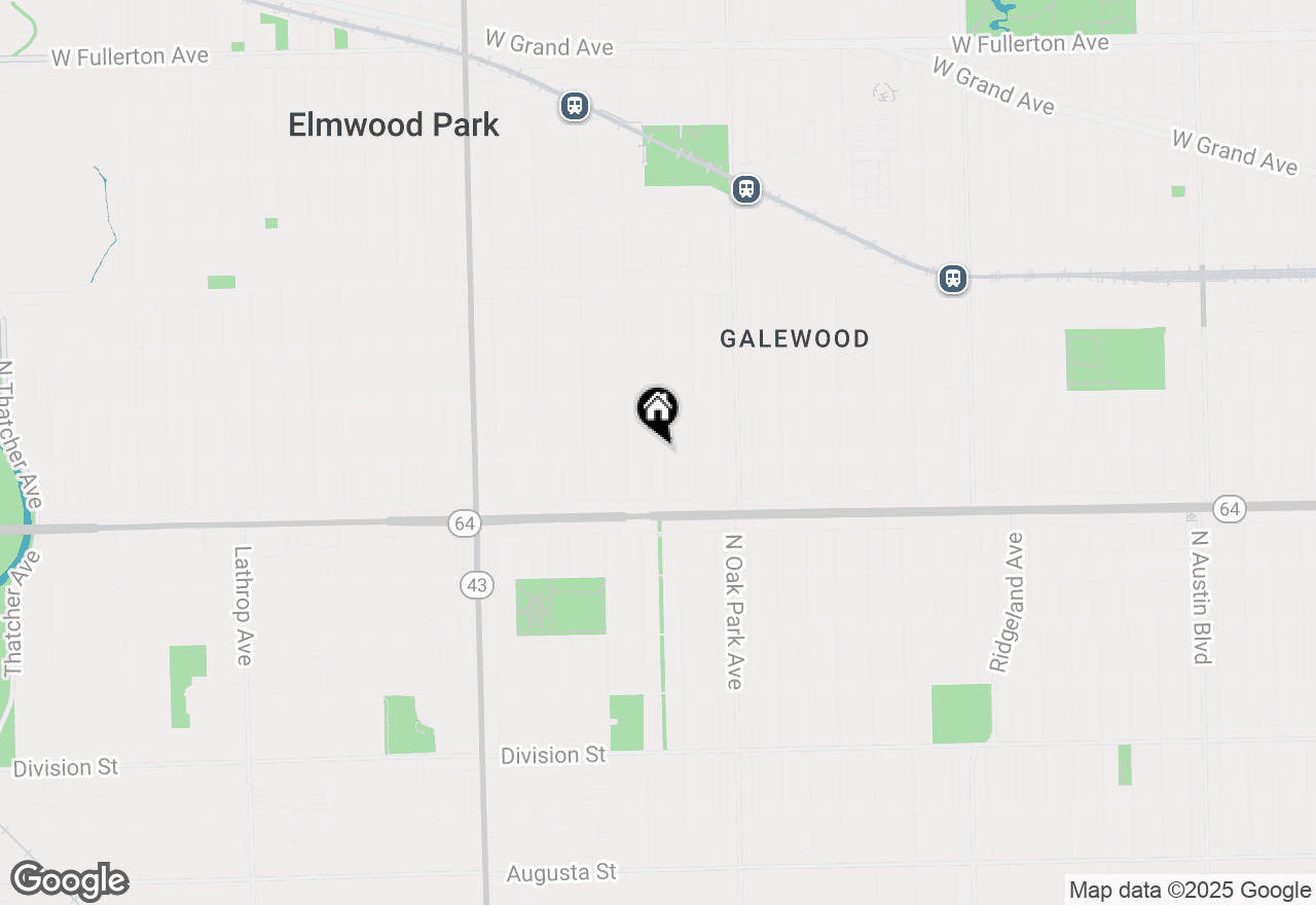 Map of 1701 N Newland Avenue, Chicago, IL 60707