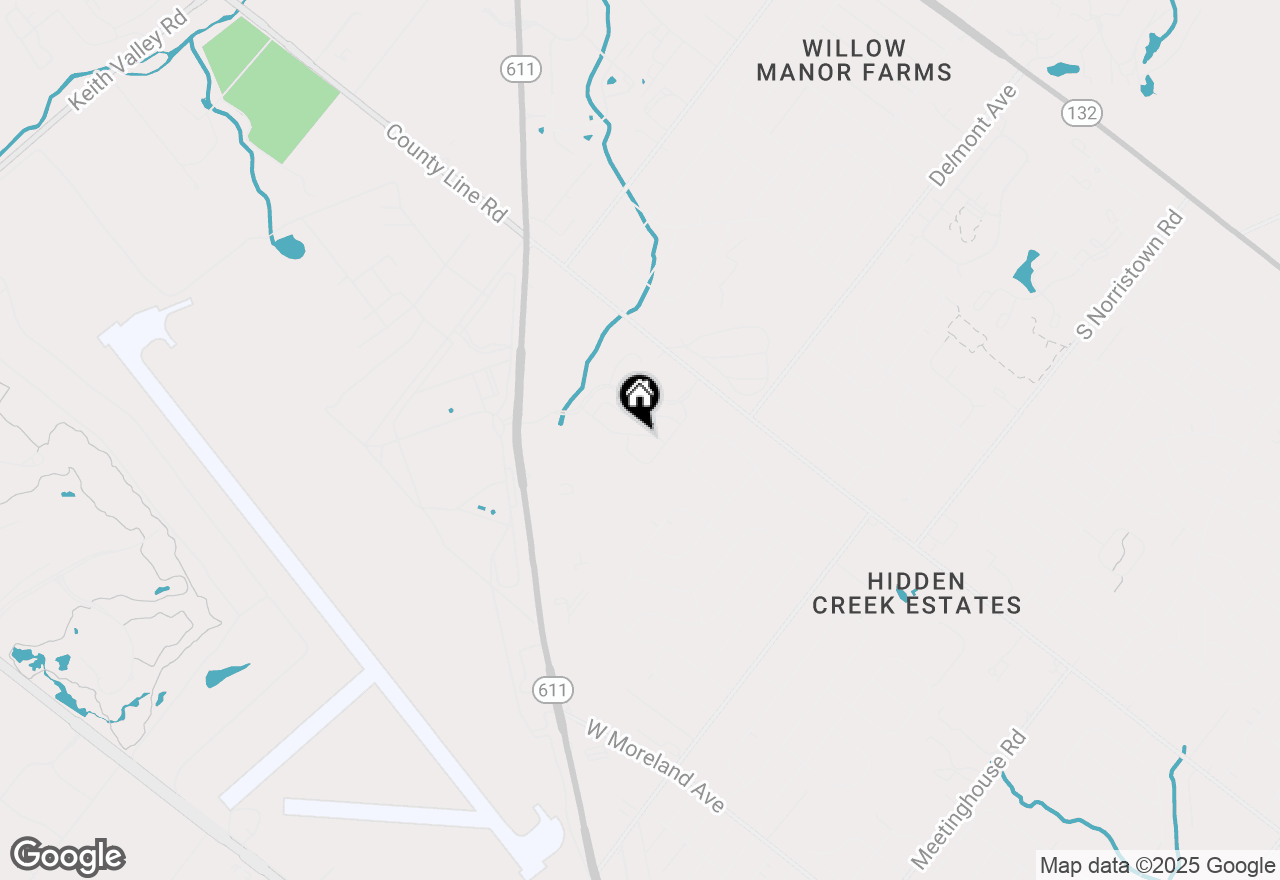 Map of 616 Liberty Ridge Road, Horsham, PA 19044