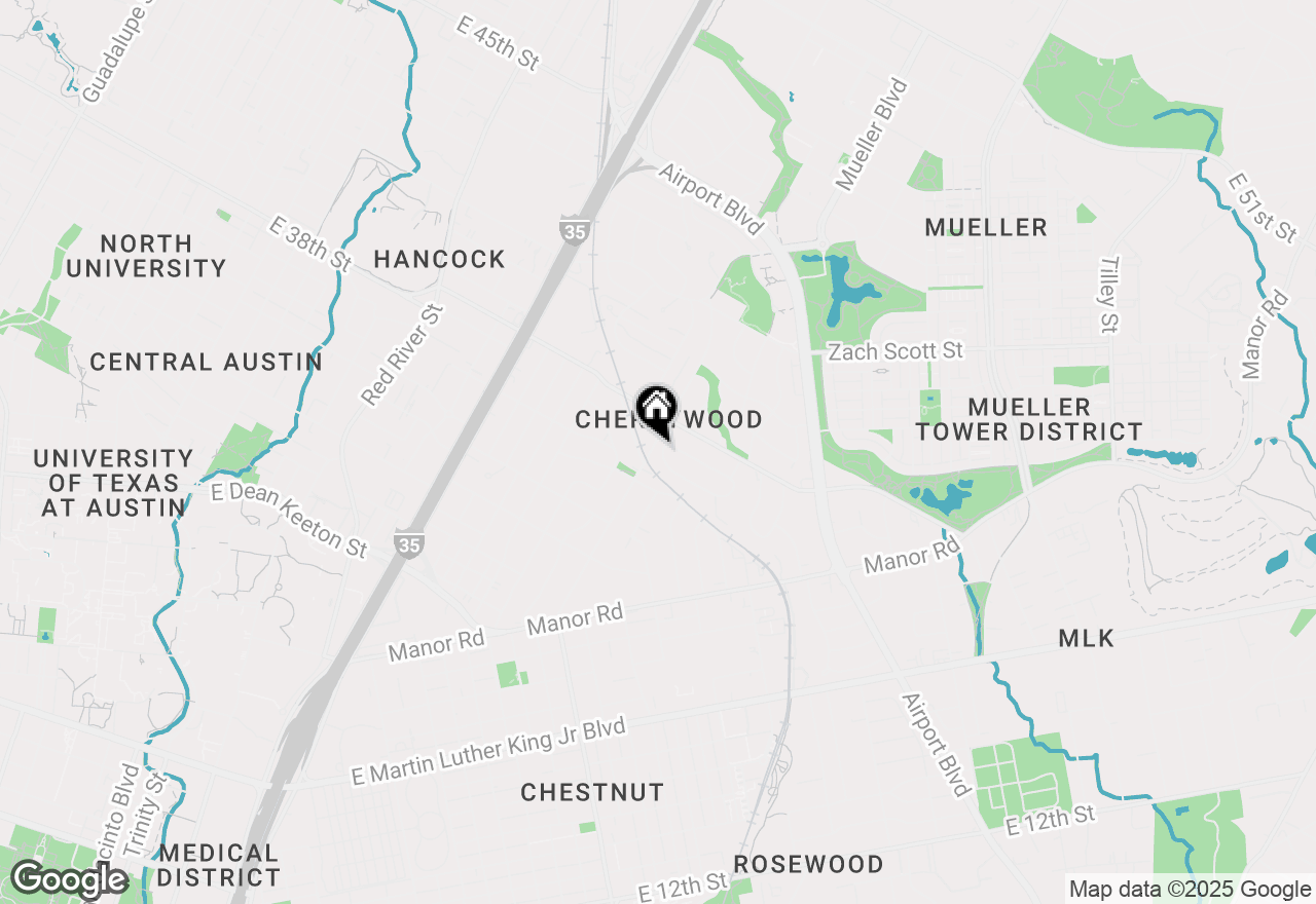 Map of 1701 E 38th St #1611, Austin, TX 78722