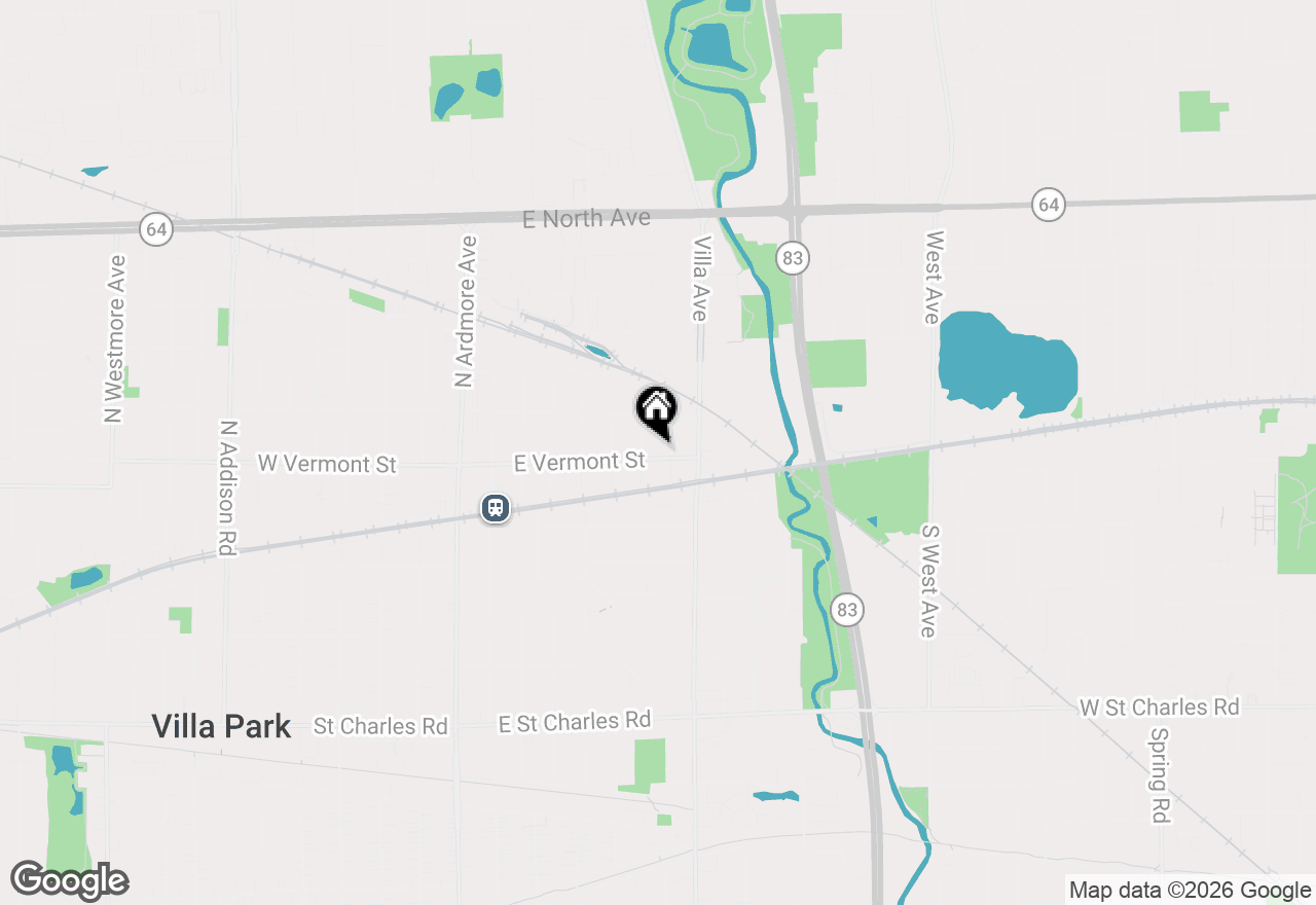 Map of 314 E Vermont Street, Villa Park, IL 60181