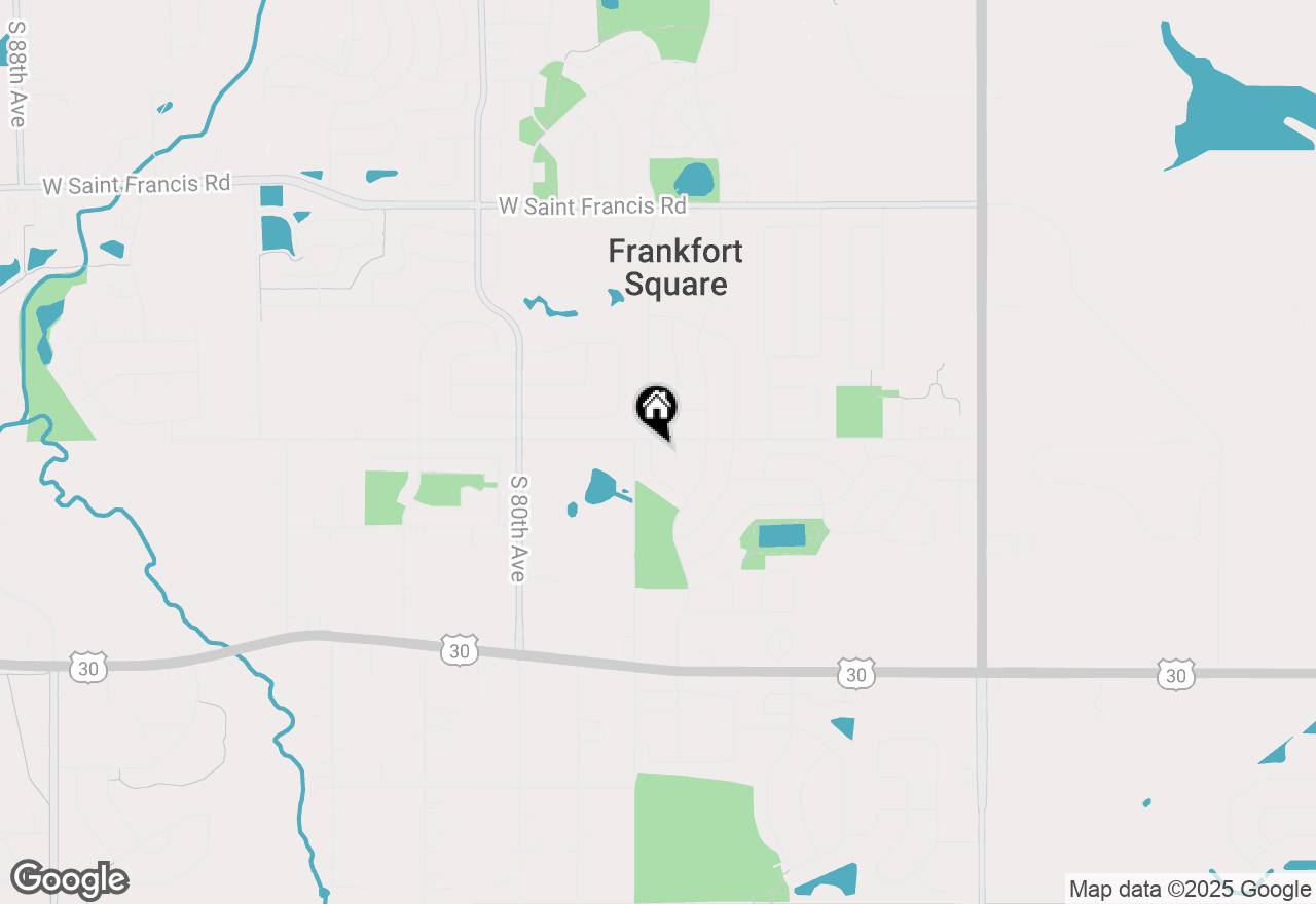 Map of 20709 S Birchwood Lane, Frankfort, IL 60423