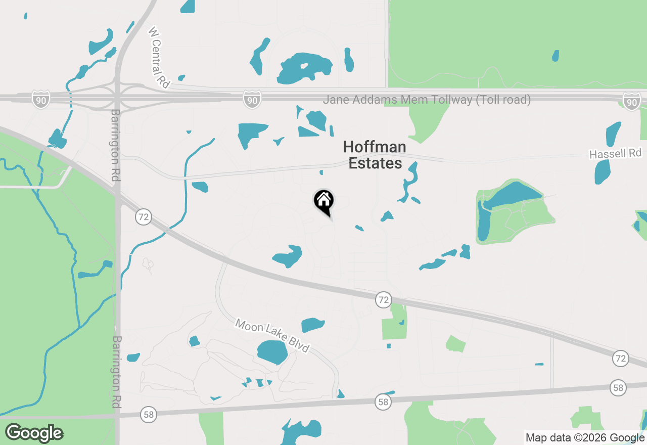 Map of 1796 Queensbury Circle, Hoffman Estates, IL 60169