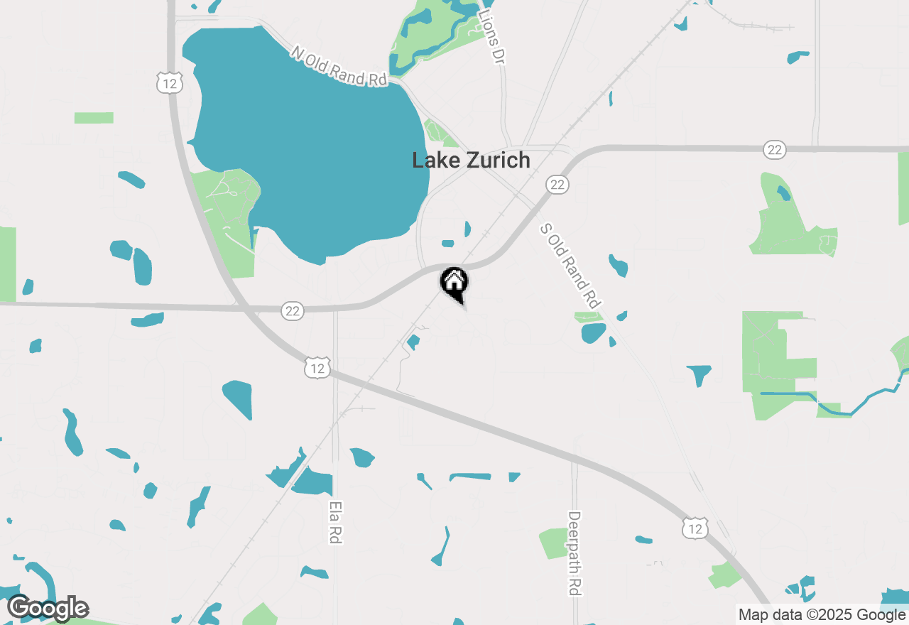 Map of 193 Rosehall Drive, Lake Zurich, IL 60047