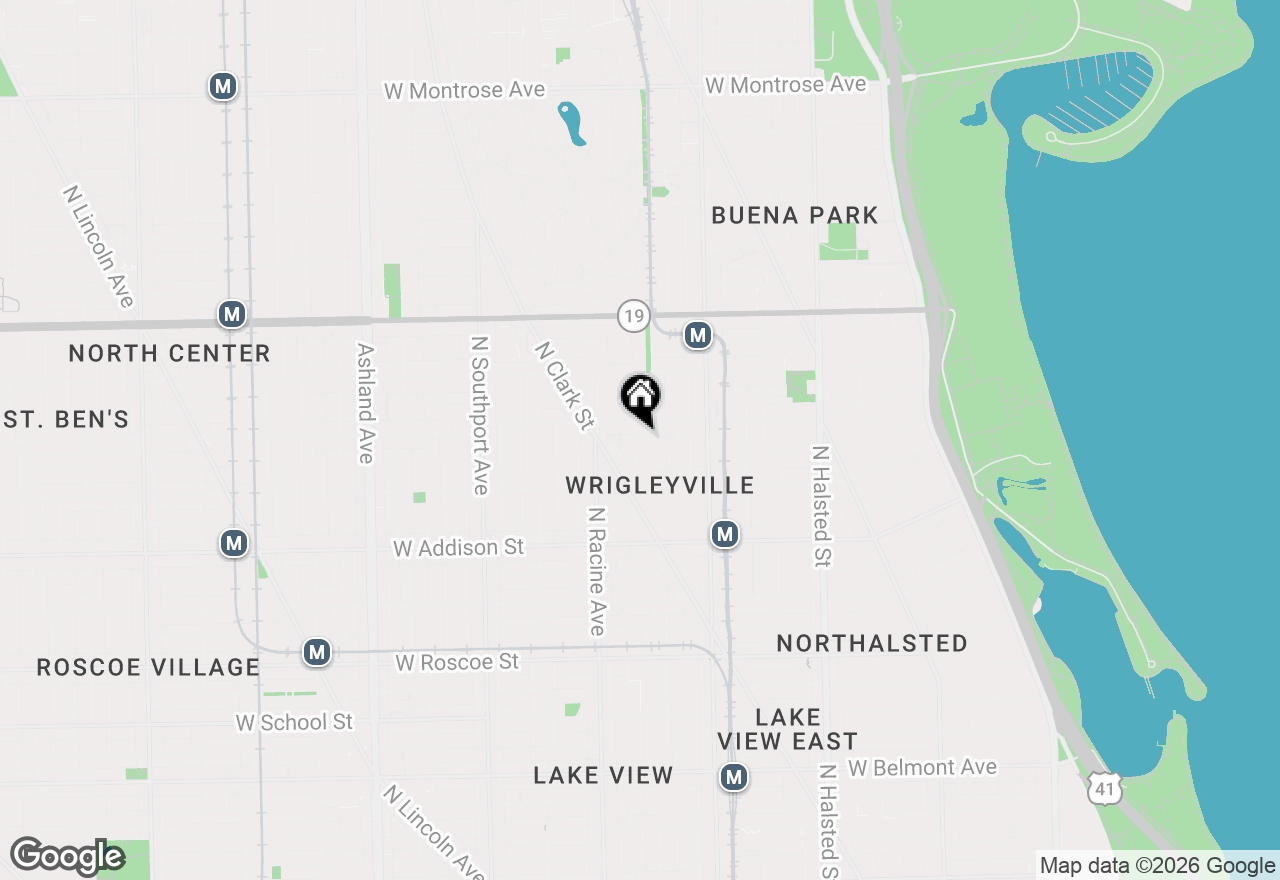 Map of 3751 N Clifton Avenue #2, Chicago, IL 60613