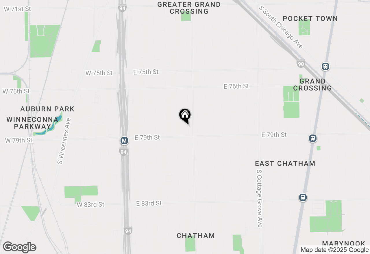 Map of 7827 S Calumet Avenue, Chicago, IL 60619