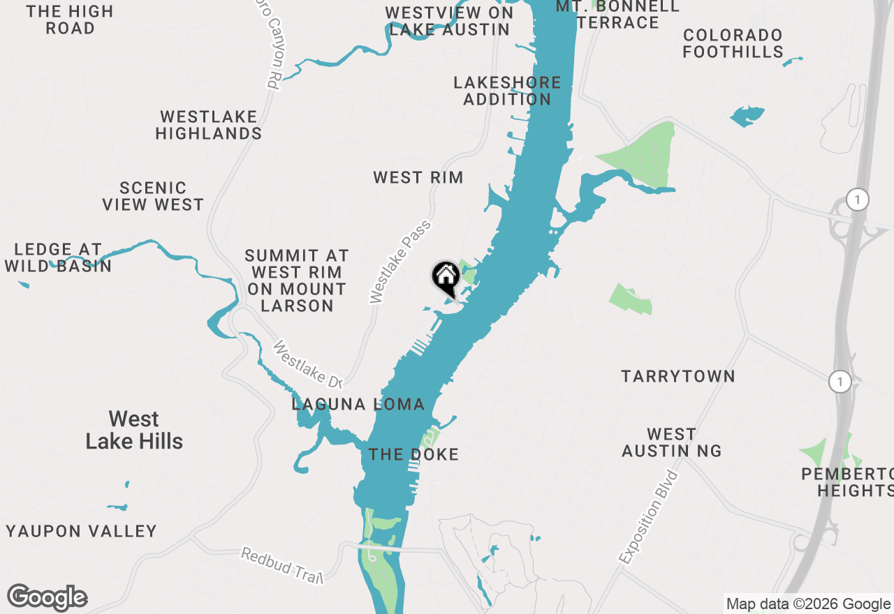 Map of 2431 Westlake Dr, Austin, TX 78746