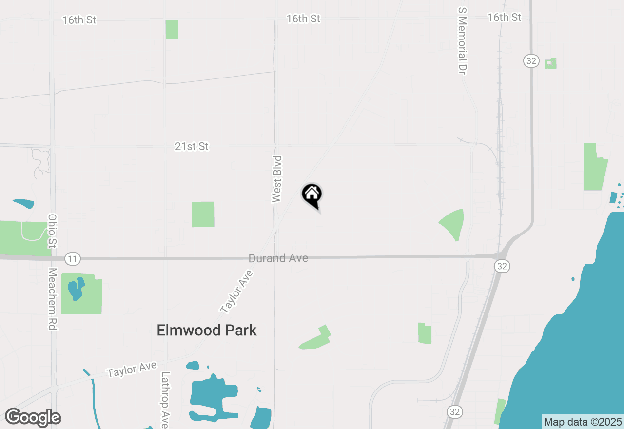 Map of 2614 Drexel Ave, Racine, WI 53403