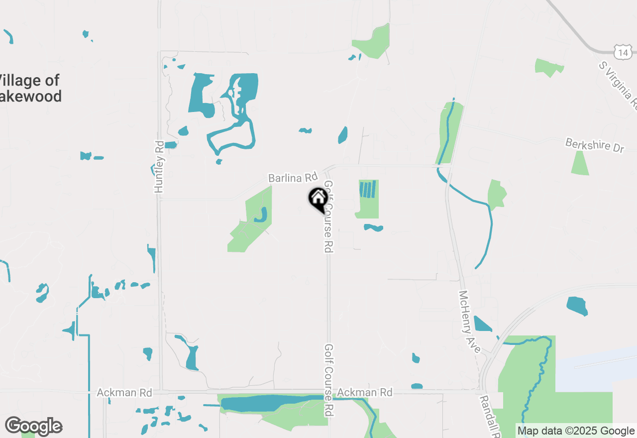 Map of 990 Camelot Drive, Crystal Lake, IL 60014