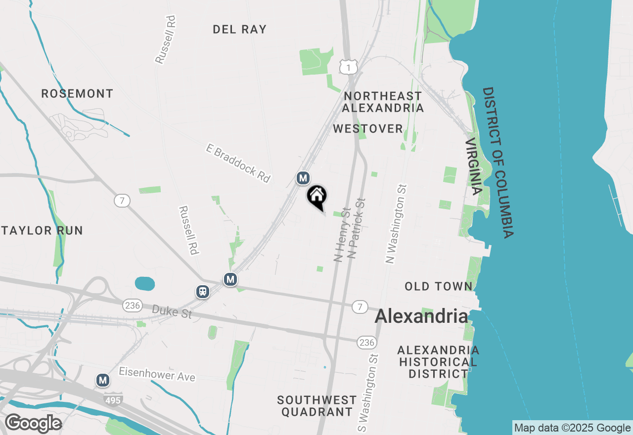 Map of 526 N Payne Street, Alexandria, VA 22314