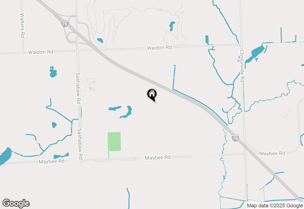 Map of 5348 Burgundy Drive, Clarkston, MI 48346