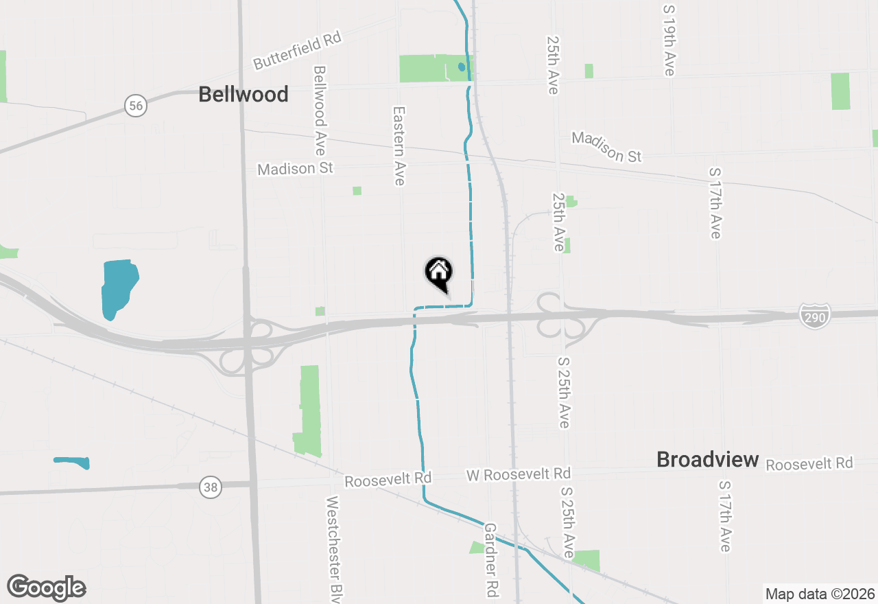 Map of 1124 31st Avenue, Bellwood, IL 60104