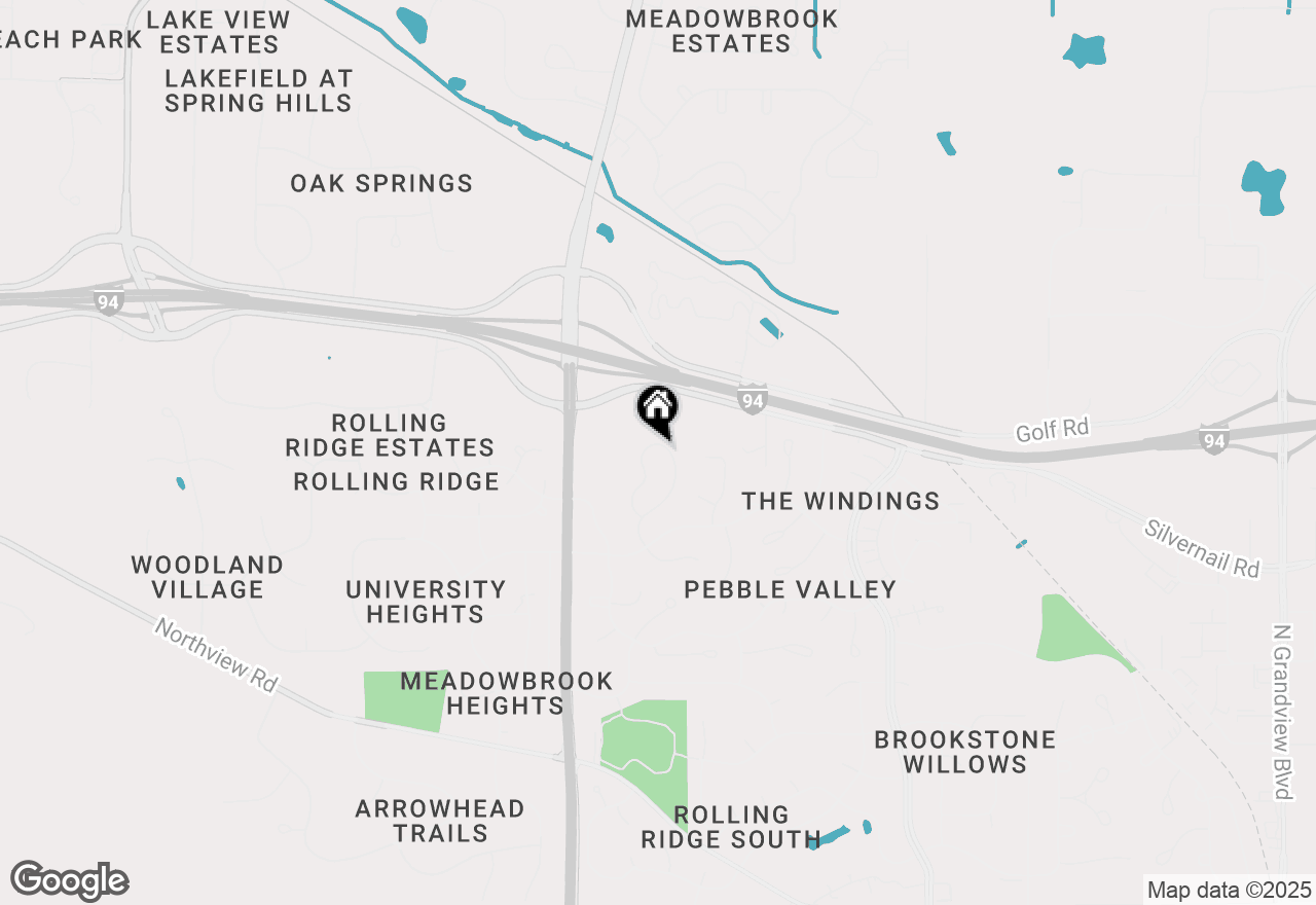 Map of 2900 Coventry Ln, Waukesha, WI 53188