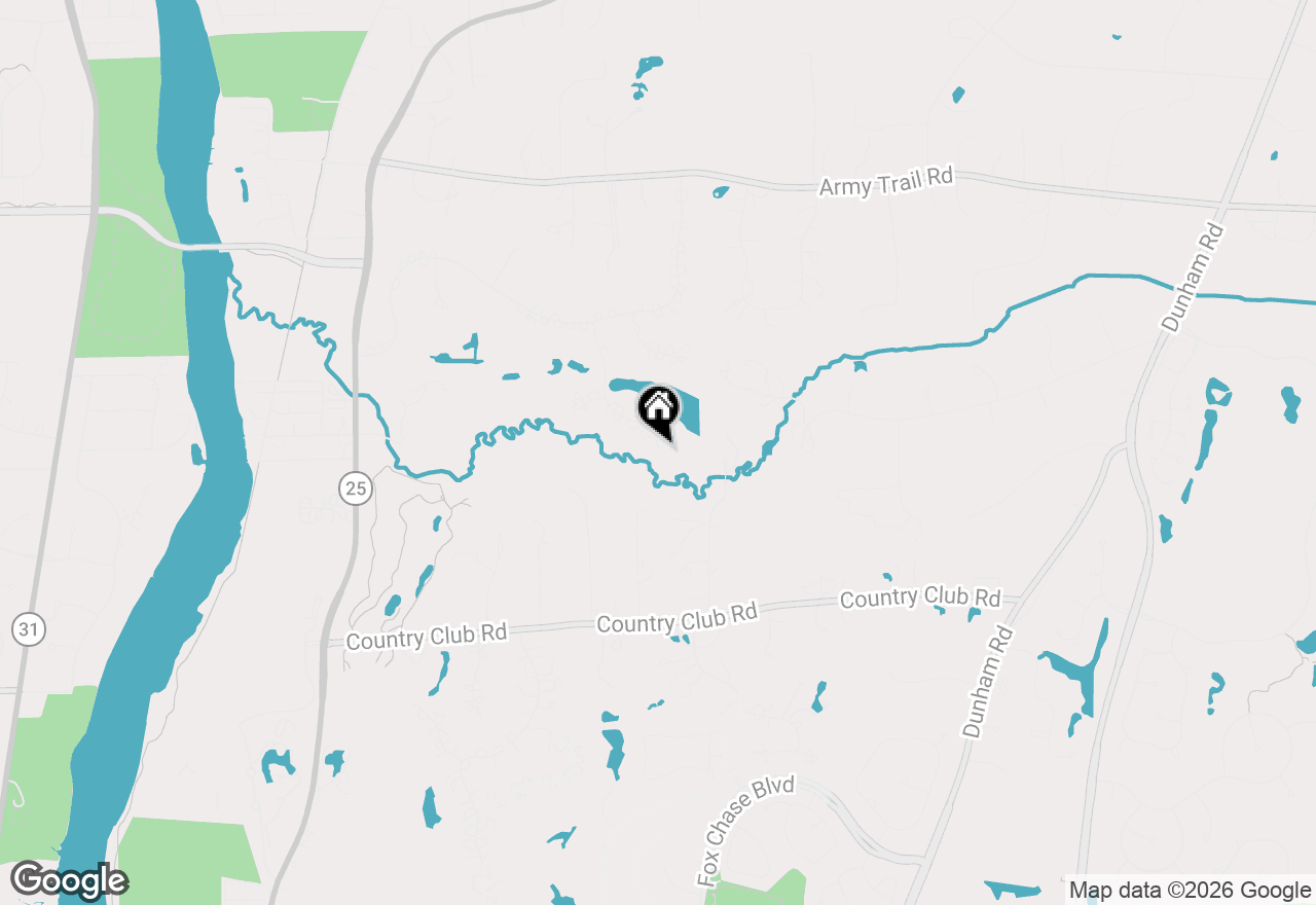 Map of 2901 Glenbriar Drive, St. Charles, IL 60174