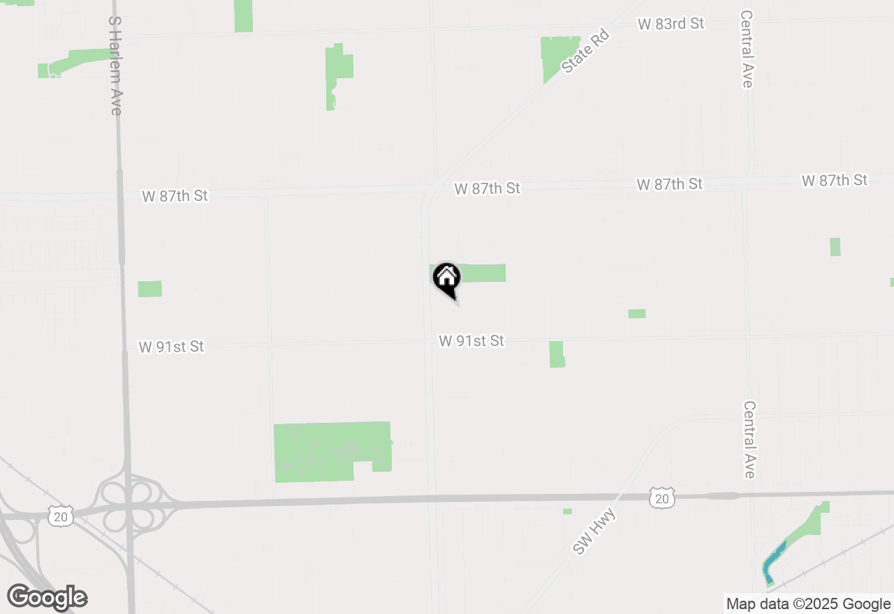 Map of 6337 W 90th Street, Oak Lawn, IL 60453