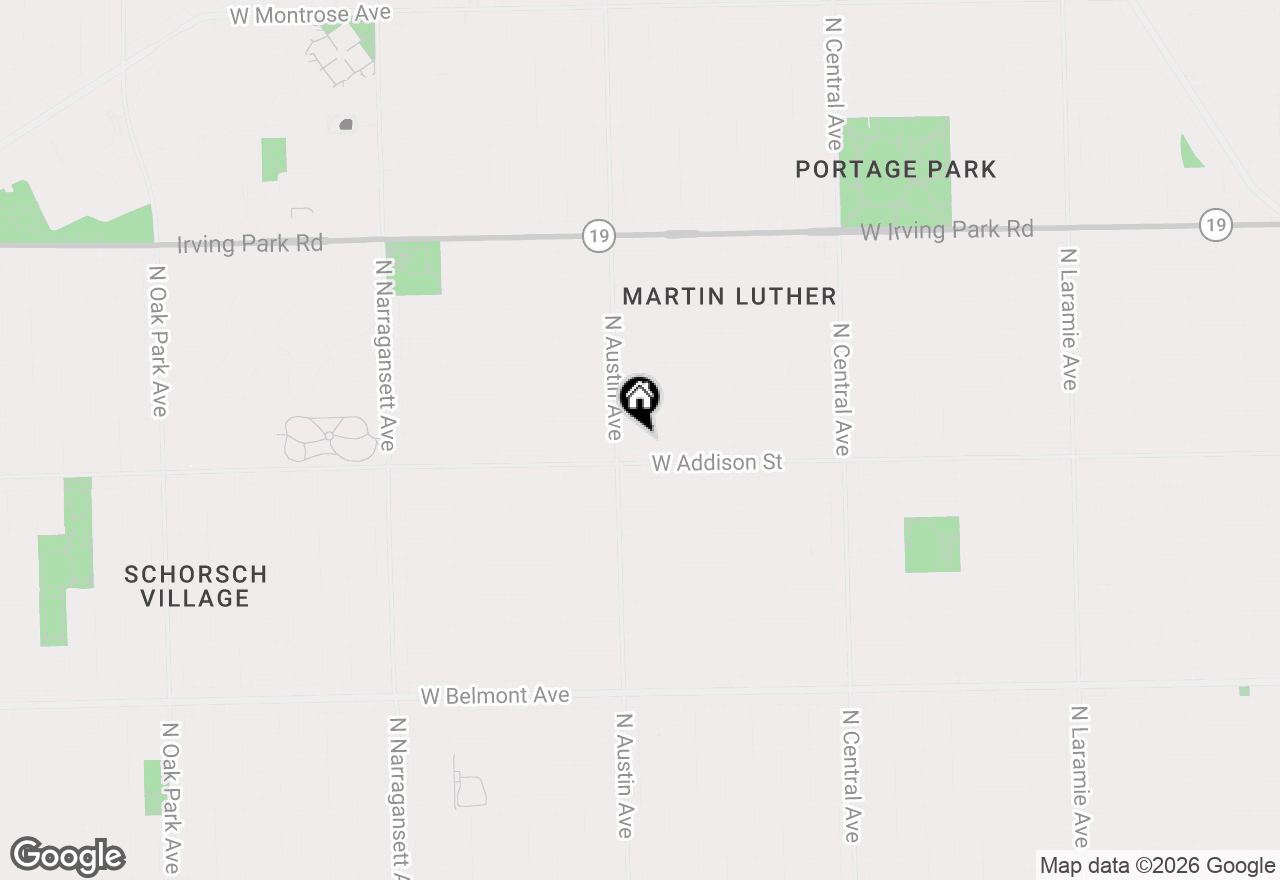 Map of 5935 W Patterson Avenue, Chicago, IL 60634